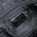 PRADA Tote Bag Nylon Green Silver Auth ep14041-20