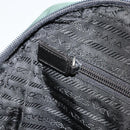 PRADA Tote Bag Nylon Green Silver Auth ep14041-23