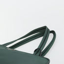 PRADA Tote Bag Nylon Green Silver Auth ep14041-8