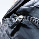 BURBERRY Nova Check Boston Bag PVC Beige Silver Auth ep14044-20