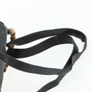 GUCCI Bamboo Backpack Leather Black Gold 003 2040 0016 Auth ep14048-10