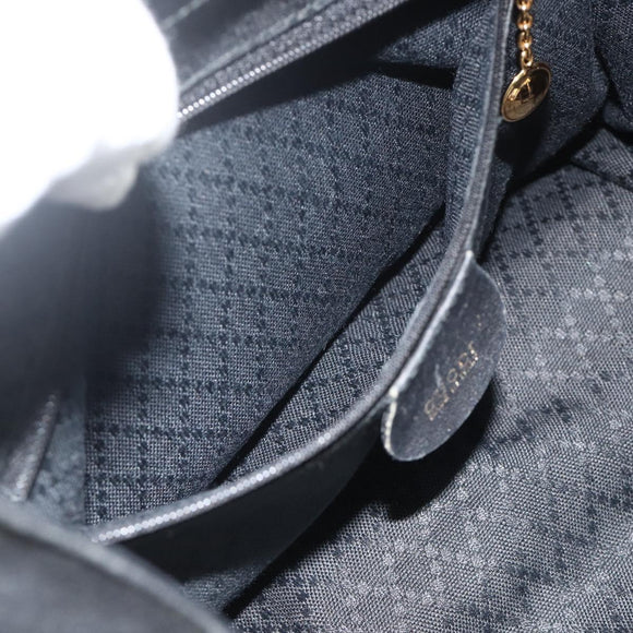 GUCCI Bamboo Backpack Leather Black Gold 003 2040 0016 Auth ep14048
