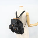 GUCCI Bamboo Backpack Leather Black Gold 003 2040 0016 Auth ep14048-26
