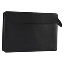 LOUIS VUITTON Epi Pochette Homme Clutch Bag Black M52522 LV Auth ep14051-1
