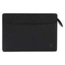 LOUIS VUITTON Epi Pochette Homme Clutch Bag Black M52522 LV Auth ep14051-2