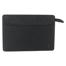 LOUIS VUITTON Epi Pochette Homme Clutch Bag Black M52522 LV Auth ep14052-13