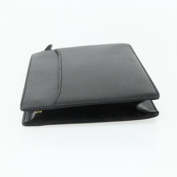 LOUIS VUITTON Epi Pochette Homme Clutch Bag Black M52522 LV Auth ep14052