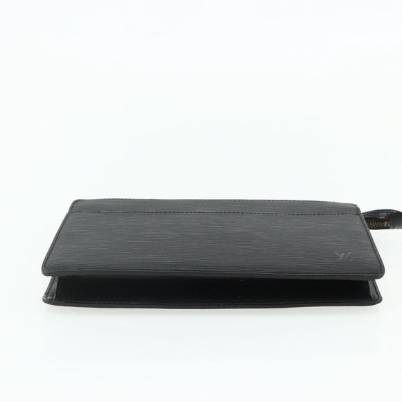 LOUIS VUITTON Epi Pochette Homme Clutch Bag Black M52522 LV Auth ep14052