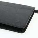 LOUIS VUITTON Epi Pochette Homme Clutch Bag Black M52522 LV Auth ep14052-7