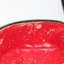 GUCCI Vanity Hand Bag Leather Black Silver Auth ep14055-18