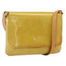 LOUIS VUITTON Monogram Vernis Thompson Street Bag Beige M91301 LV Auth ep14057A-1