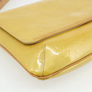 LOUIS VUITTON Monogram Vernis Thompson Street Bag Beige M91301 LV Auth ep14057A-14