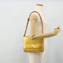 LOUIS VUITTON Monogram Vernis Thompson Street Bag Beige M91301 LV Auth ep14057A-21
