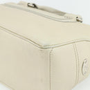 CELINE Boogie Bag Hand Bag Leather Ivory Silver Auth ep14060-15