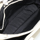 CELINE Boogie Bag Hand Bag Leather Ivory Silver Auth ep14060-11