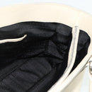 CELINE Boogie Bag Hand Bag Leather Ivory Silver Auth ep14060-17