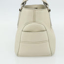 CELINE Boogie Bag Hand Bag Leather Ivory Silver Auth ep14060-4