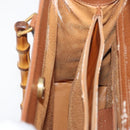 GUCCI Bamboo Hand Bag Leather Brown Gold 002 123 0260 Auth ep14063-19