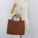 GUCCI Bamboo Hand Bag Leather Brown Gold 002 123 0260 Auth ep14063-22
