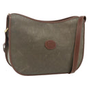 GUCCI Shoulder Bag Canvas Beige Gold Auth ep14080-1