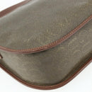 GUCCI Shoulder Bag Canvas Beige Gold Auth ep14080-16
