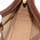 GUCCI Shoulder Bag Canvas Beige Gold Auth ep14080-19
