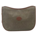GUCCI Shoulder Bag Canvas Beige Gold Auth ep14080-13