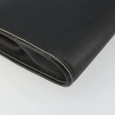 Christian Dior Shoulder Bag Leather Black Gold Auth ep14089-13