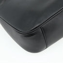 GUCCI Bamboo Shoulder Bag Leather 2way Black Gold 001 1998 1638 Auth ep14094-18