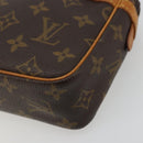 LOUIS VUITTON Monogram Compiegne 23 Clutch Bag M51847 LV Auth ep14103-7