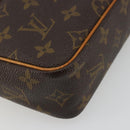 LOUIS VUITTON Monogram Compiegne 23 Clutch Bag M51847 LV Auth ep14103-14