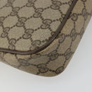 GUCCI GG Supreme Shoulder Bag Beige Gold 97 02 068 Auth ep14104-16