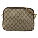 GUCCI GG Supreme Shoulder Bag Beige Gold 97 02 068 Auth ep14104-2