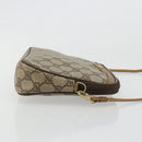 GUCCI GG Supreme Shoulder Bag Beige Gold 97 02 068 Auth ep14104-3
