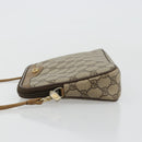 GUCCI GG Supreme Shoulder Bag Beige Gold 97 02 068 Auth ep14104-4