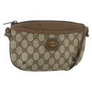 GUCCI GG Supreme Shoulder Bag PVC Beige Gold 904 02 020 Auth ep14105-1