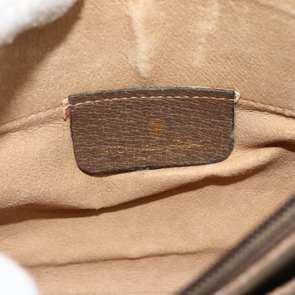 GUCCI GG Supreme Shoulder Bag PVC Beige Gold 904 02 020 Auth ep14105