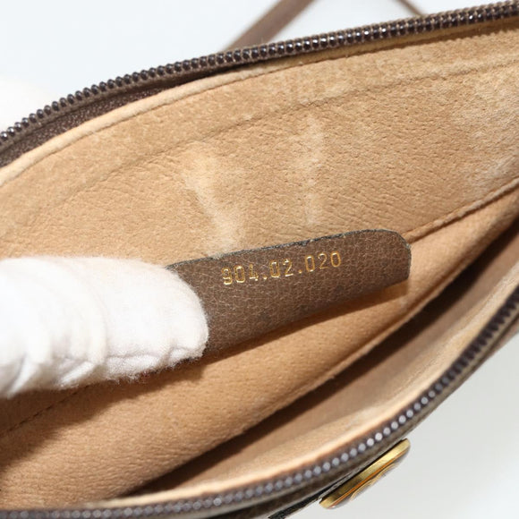 GUCCI GG Supreme Shoulder Bag PVC Beige Gold 904 02 020 Auth ep14105