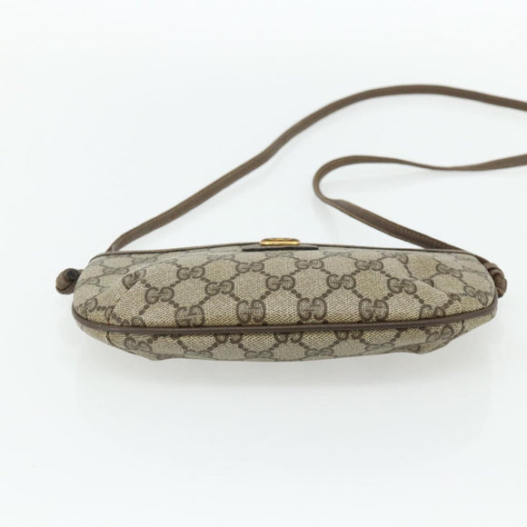 GUCCI GG Supreme Shoulder Bag PVC Beige Gold 904 02 020 Auth ep14105