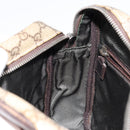 GUCCI GG Supreme Shoulder Bag PVC Beige Silver 114291 Auth ep14124-19