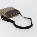GUCCI GG Supreme Shoulder Bag PVC Beige Silver 114291 Auth ep14124-7