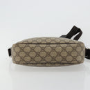 GUCCI GG Supreme Shoulder Bag PVC Beige Silver 114291 Auth ep14124-9
