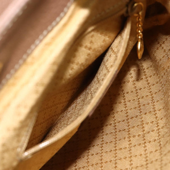 GUCCI Bamboo Backpack Suede Brown Gold 003 3444 0030 Auth ep14134