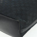 GUCCI GG Canvas Shoulder Bag Black Gold 001 4287 Auth ep14135-10
