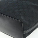 GUCCI GG Canvas Shoulder Bag Black Gold 001 4287 Auth ep14135-12