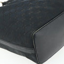 GUCCI GG Canvas Shoulder Bag Black Gold 001 4287 Auth ep14135-13