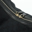 GUCCI GG Canvas Shoulder Bag Black Gold 001 4287 Auth ep14135-14