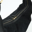 GUCCI GG Canvas Shoulder Bag Black Gold 001 4287 Auth ep14135-6