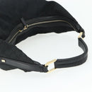 GUCCI GG Canvas Shoulder Bag Black Gold 001 4287 Auth ep14135-7