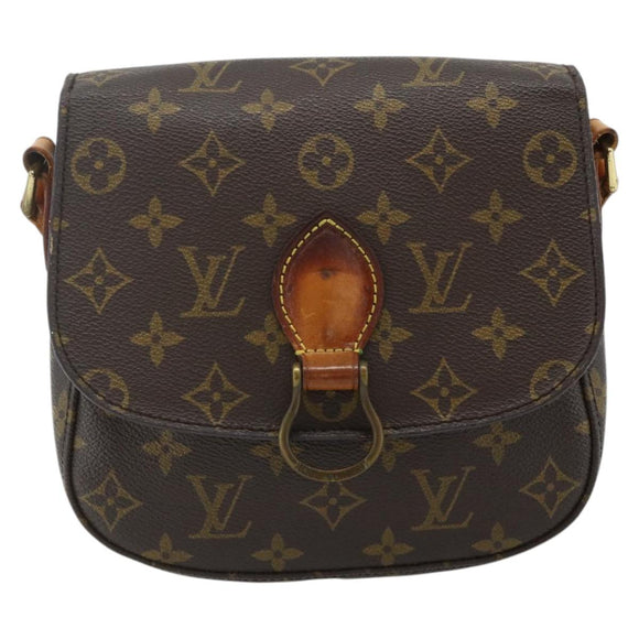 LOUIS VUITTON Monogram Saint Cloud MM Shoulder Bag M51243 LV Auth ep14137
